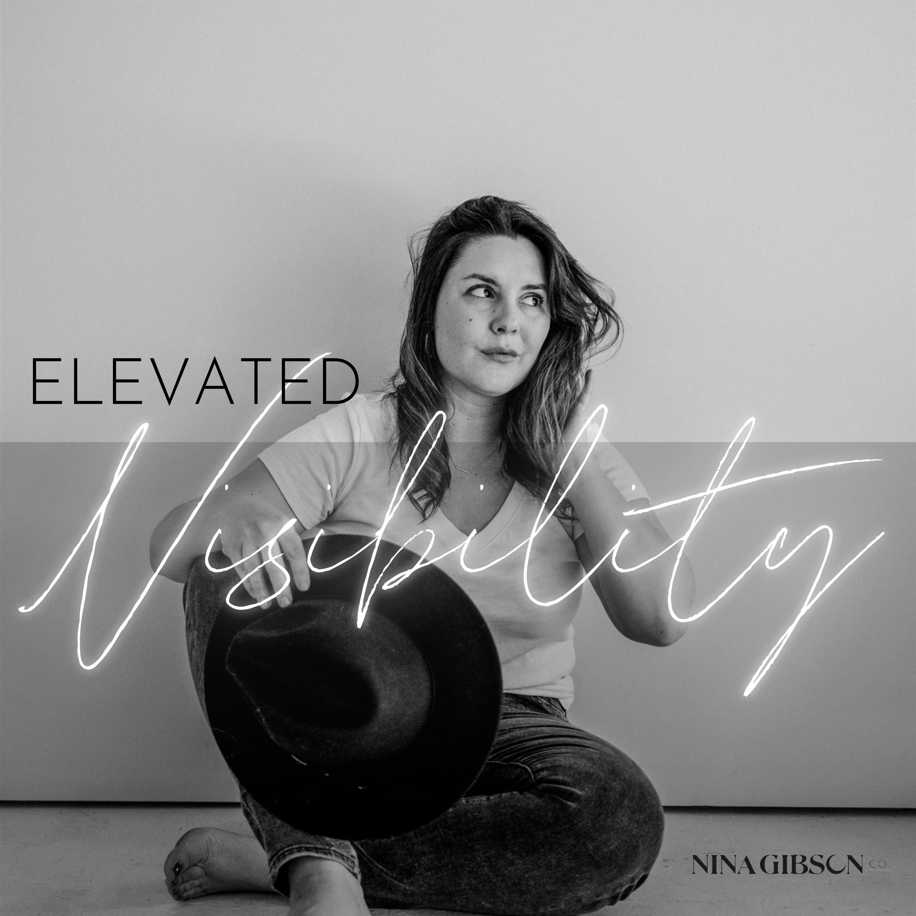 Cover of the Elevated Visibility Podcast with Nina Gibson