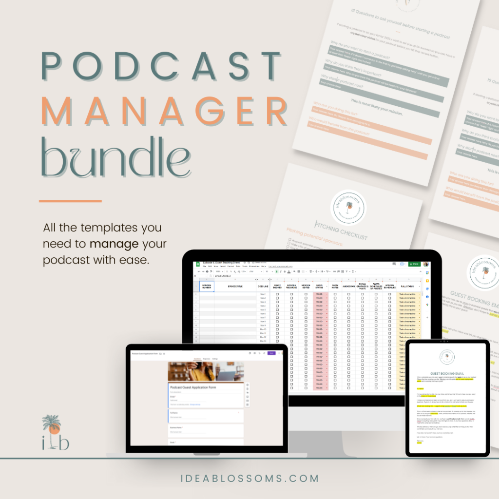 Image of the Podcast Manager Bundle