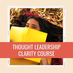 Thought Leadership Clarity Course Cover